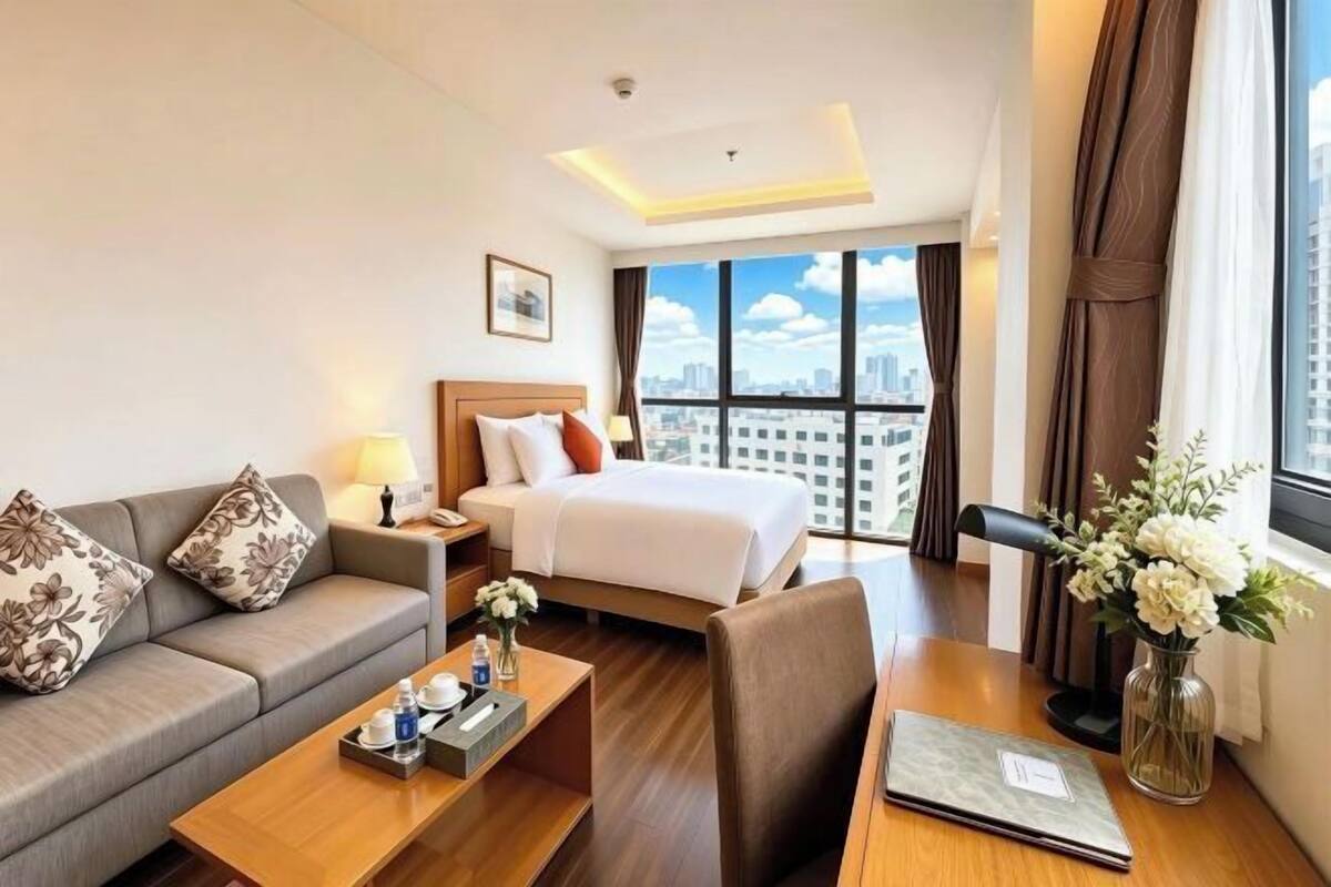 1 habitación, minibar, caja de seguridad en la habitación y escritorio 