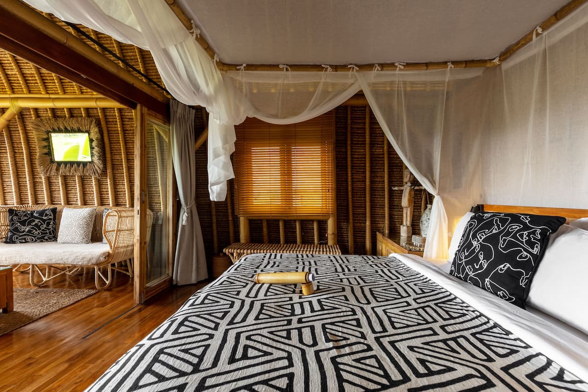 Vila executiva, 1 quarto | Roupas de cama premium, camas com colchões pillow-top, frigobar