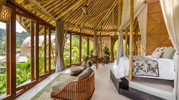 Luxury Villa, 1 King Bed, Private Pool, Hill View | Premium bedding, pillowtop beds, minibar, in-room safe