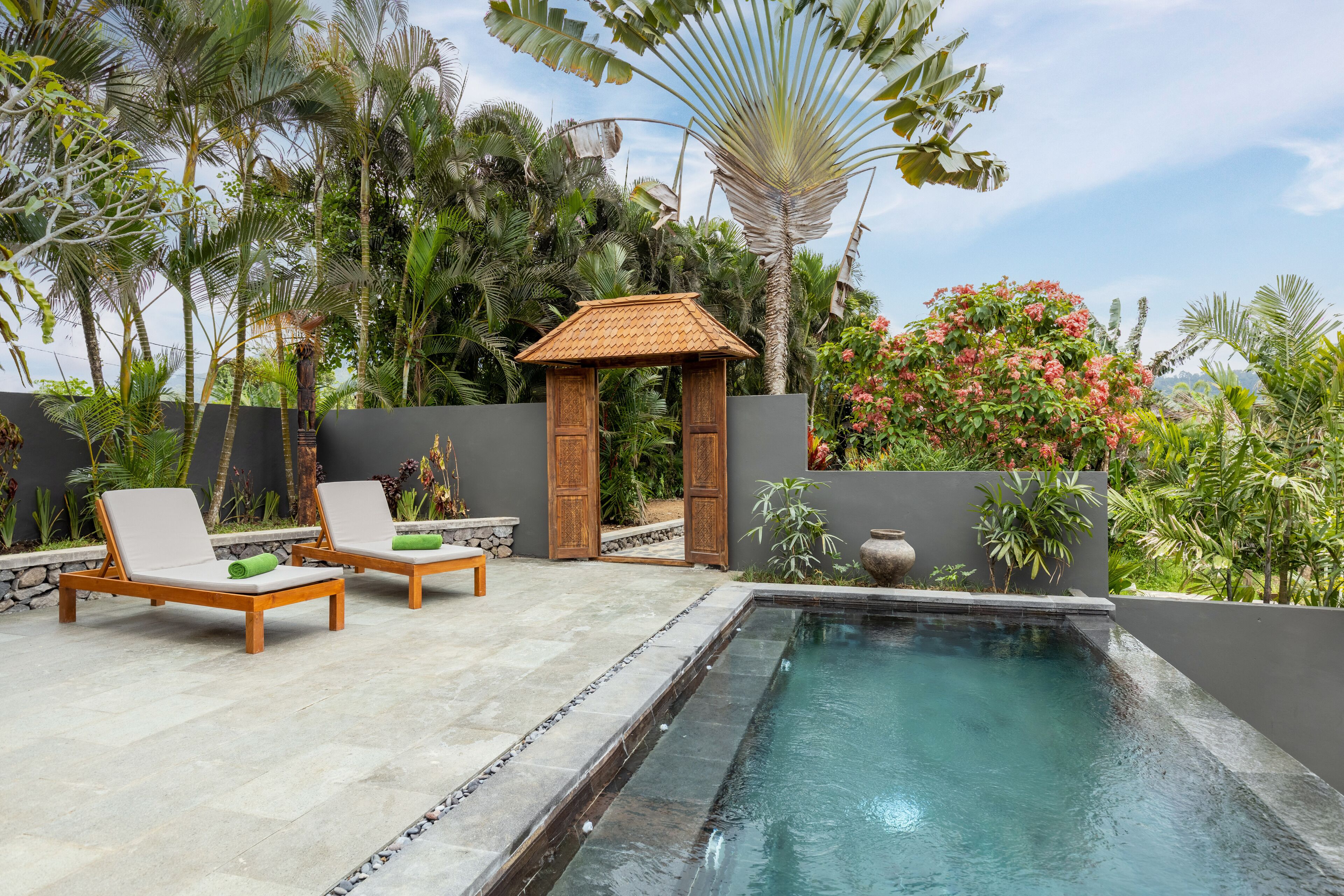 럭셔리 빌 라, 침실 1개, 전용 수영장, 계곡 전망 | 전용 수영장