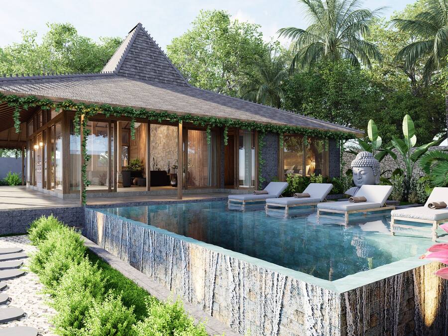 Villa de lujo, 2 habitaciones | Vistas desde la habitación