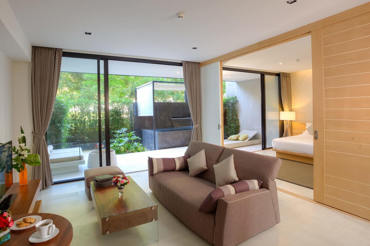 Botanica Suite with Plunge Pool | In-room safe, blackout curtains, free WiFi, bed sheets