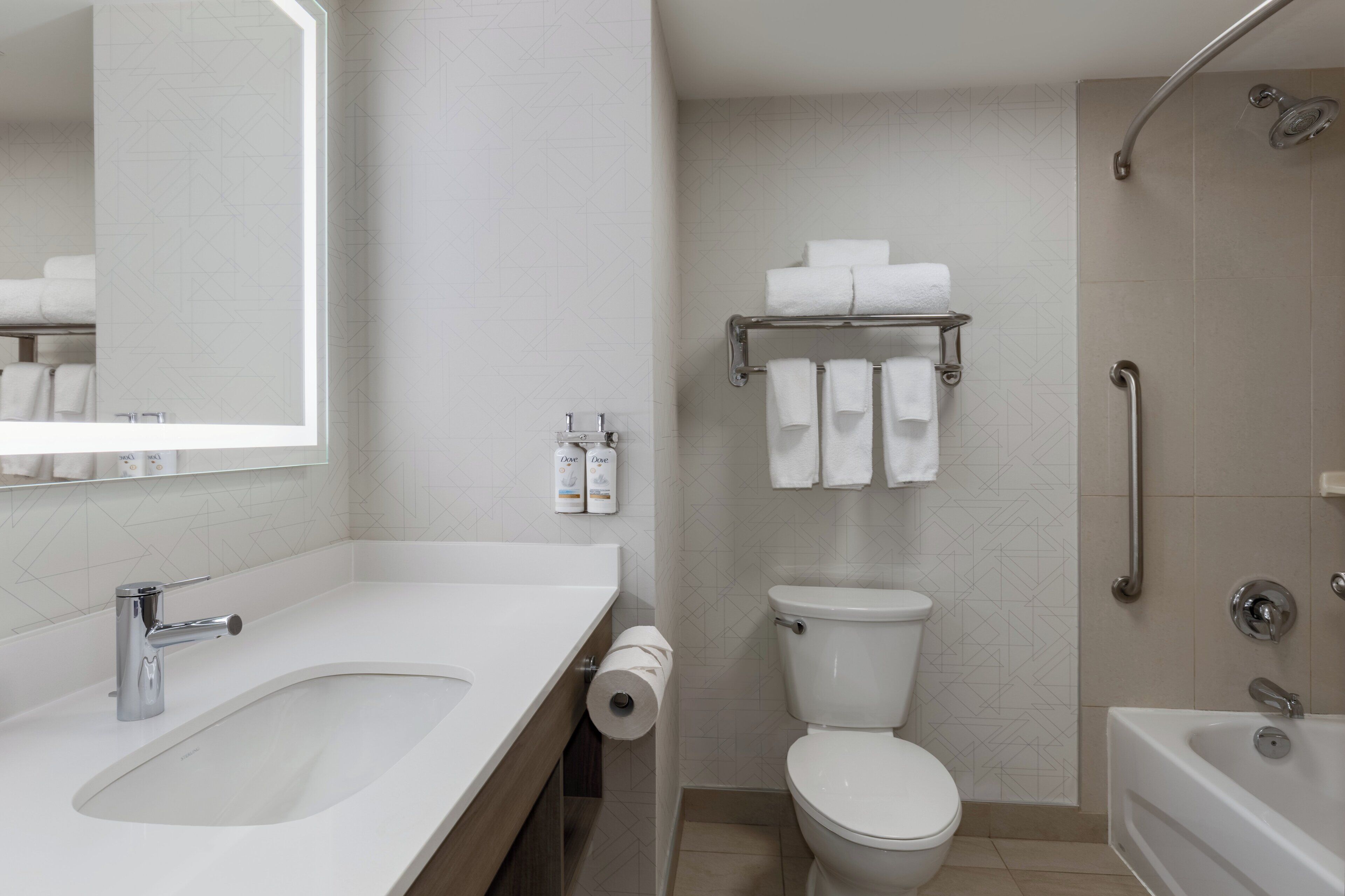 Desk, laptop workspace, iron/ironing board, free cots/infant beds