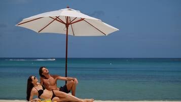 Private beach, white sand, scuba diving, snorkeling