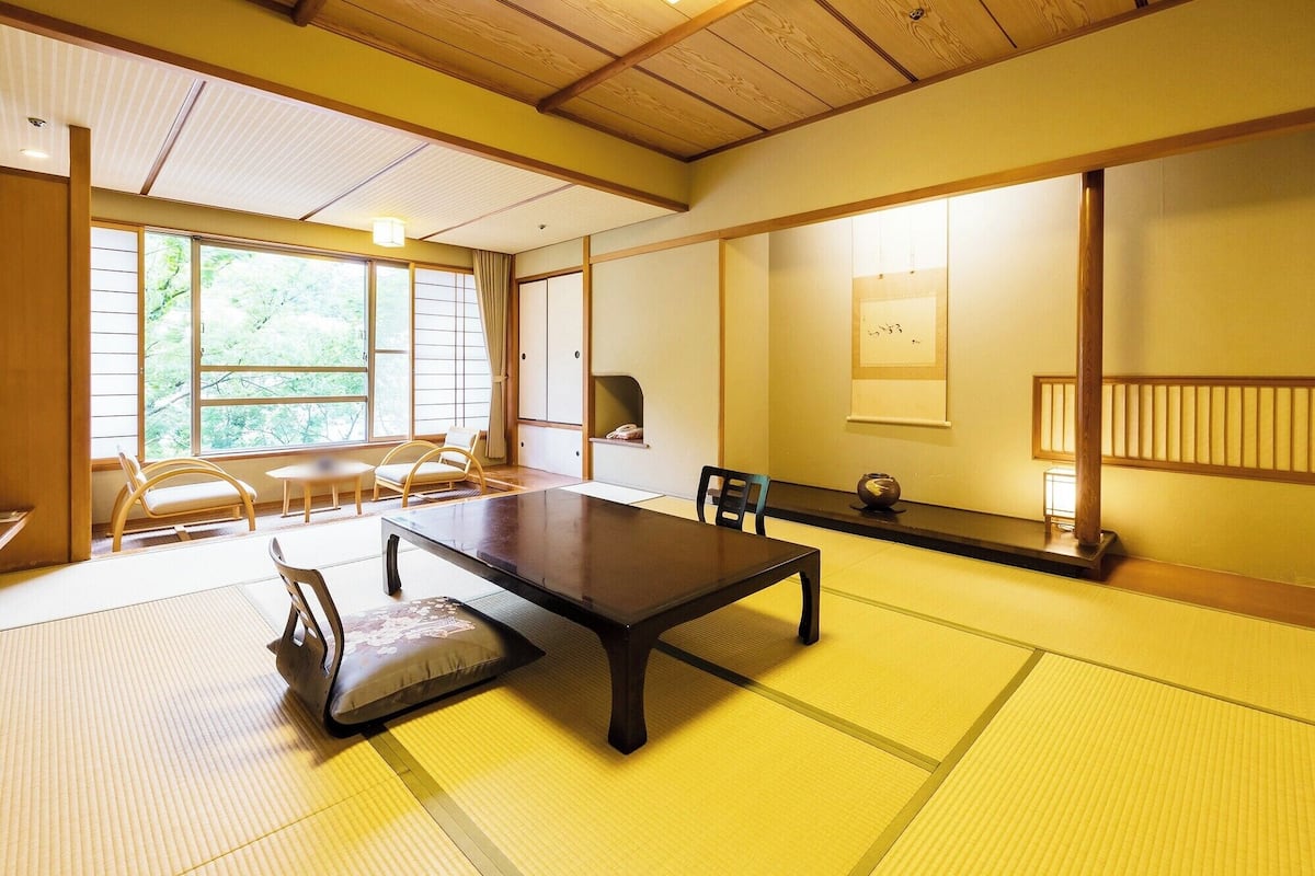 Camera Tradizionale (10 tatami mats, River) | 1 camera, copriletto in piuma, minibar con snack e bevande gratuite