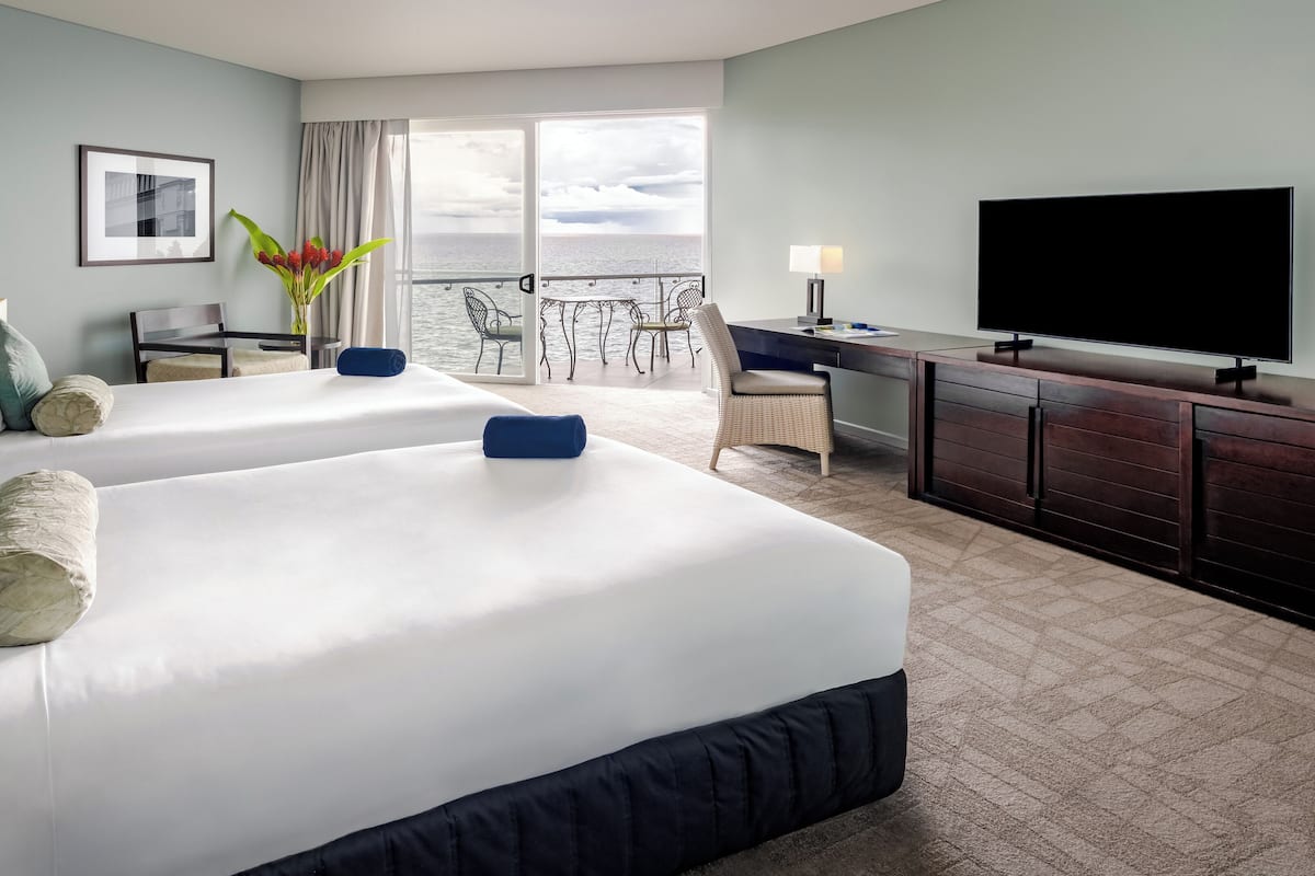 premium room, 2 double beds, harbour view | 1 bedroom, premium bedding, down duvets, pillow-top beds