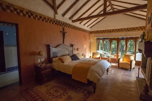 Familie huis, uitzicht op vallei (Casa Orquidea) | Luxe beddengoed, een kluis op de kamer, een strijkplank/strijkijzer