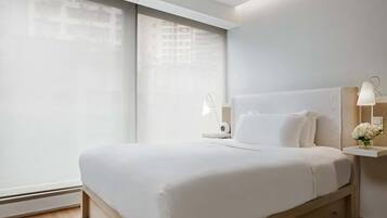 Svíta - 1 svefnherbergi | Ítölsk Frette-rúmföt, rúmföt af bestu gerð, dúnsængur