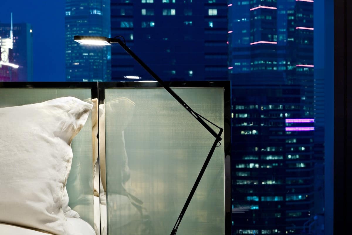 deluxe suite | frette italian sheets, premium bedding, down duvets, in-room safe