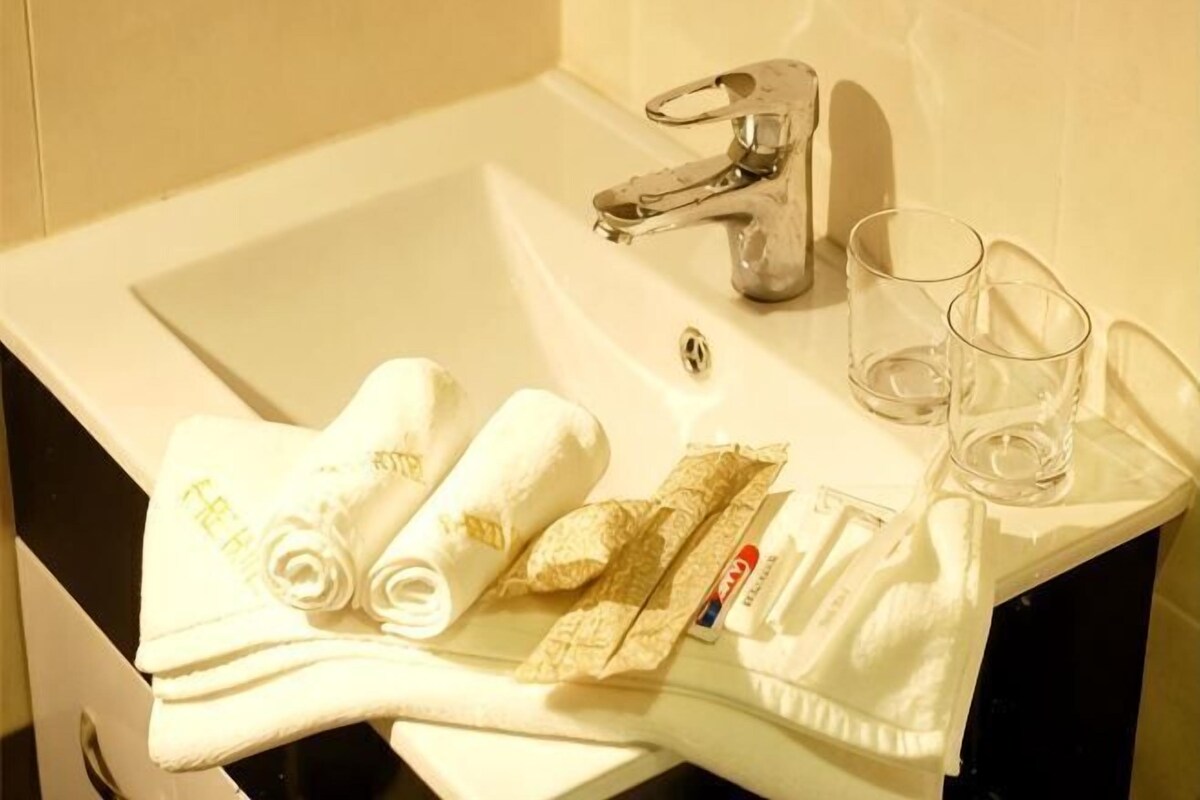 Free toiletries, hair dryer (on request), slippers, towels