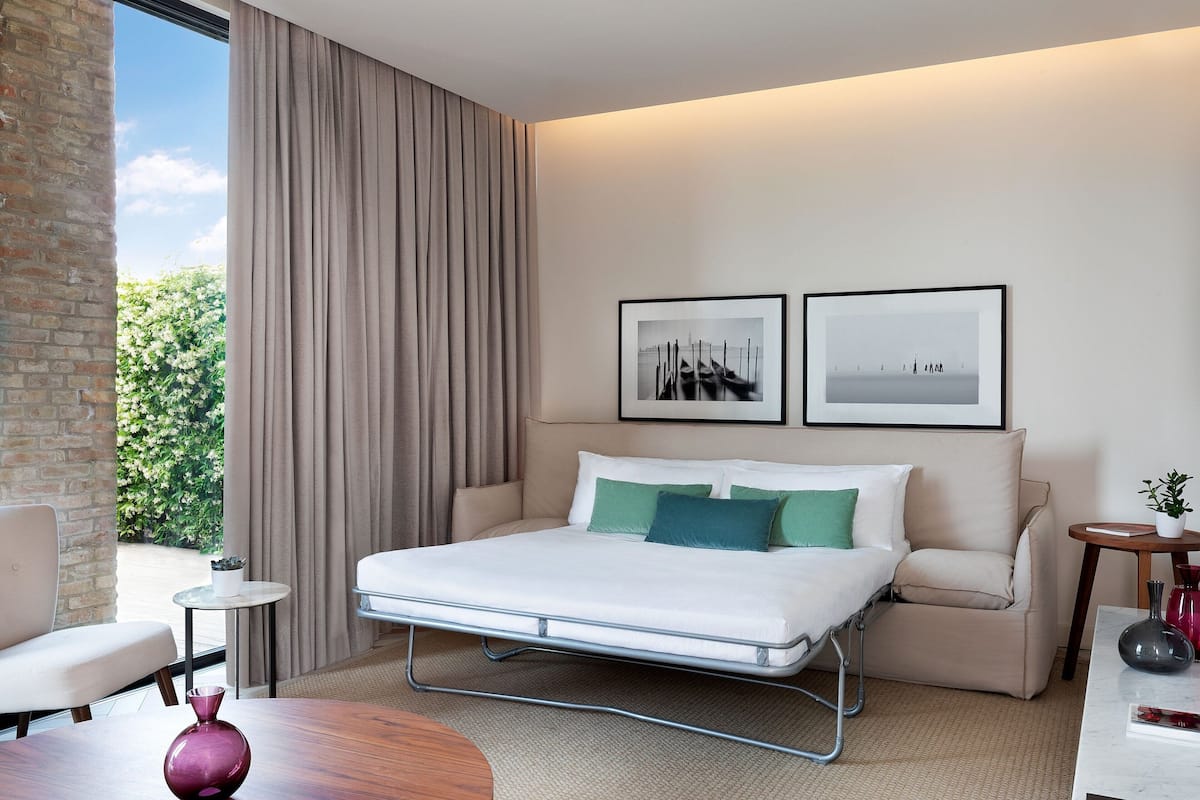1 habitación y ropa de cama de alta calidad