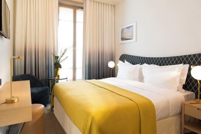 Premium bedding, pillowtop beds, in-room safe, individually furnished