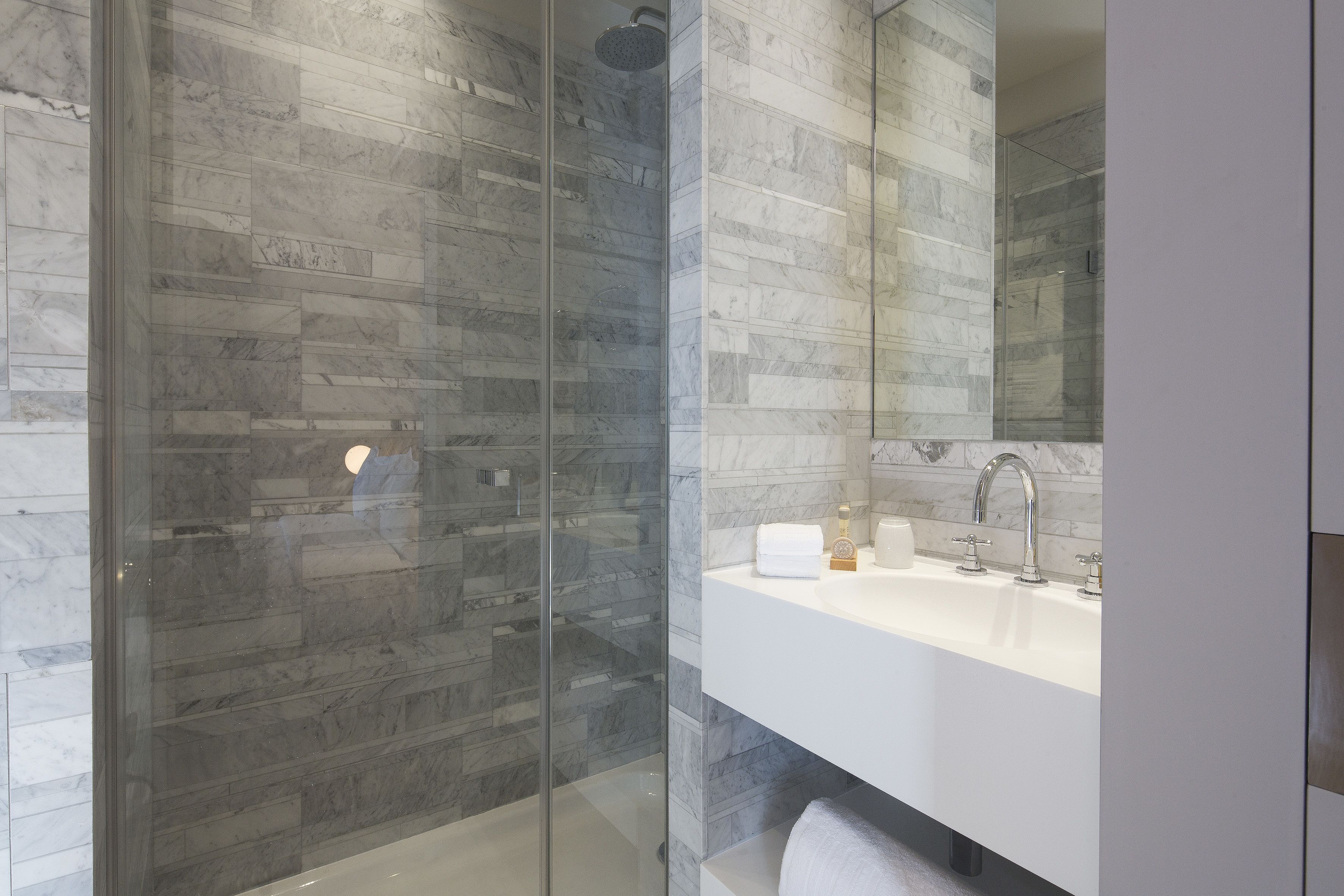 hair dryer, bathrobes, towels