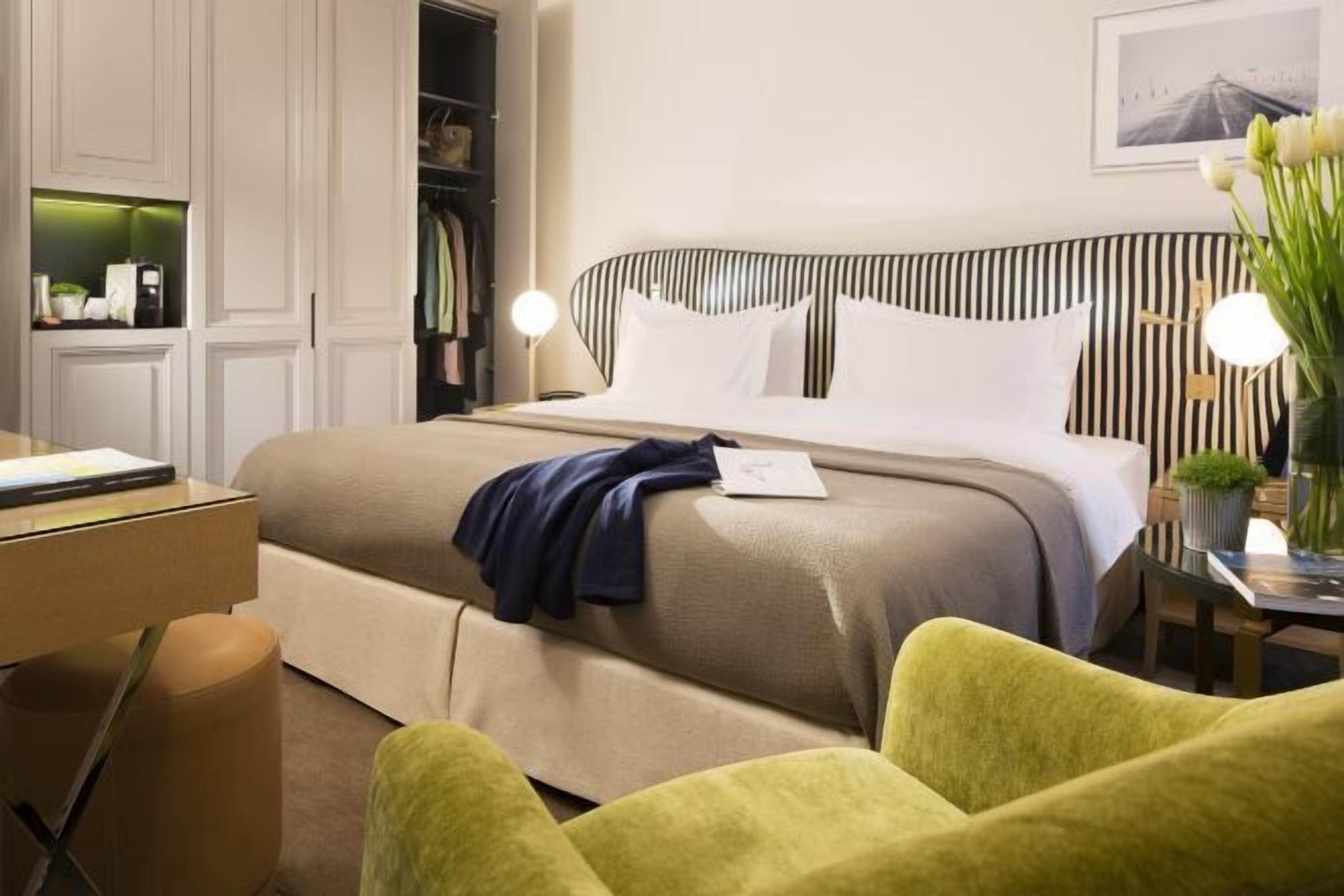 Premium bedding, pillowtop beds, in-room safe, individually furnished
