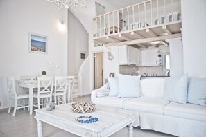 Villa, 2 Bedrooms, Sea View | Living area | LCD TV
