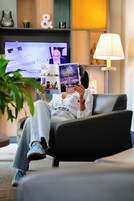 Sala de estar en el lobby