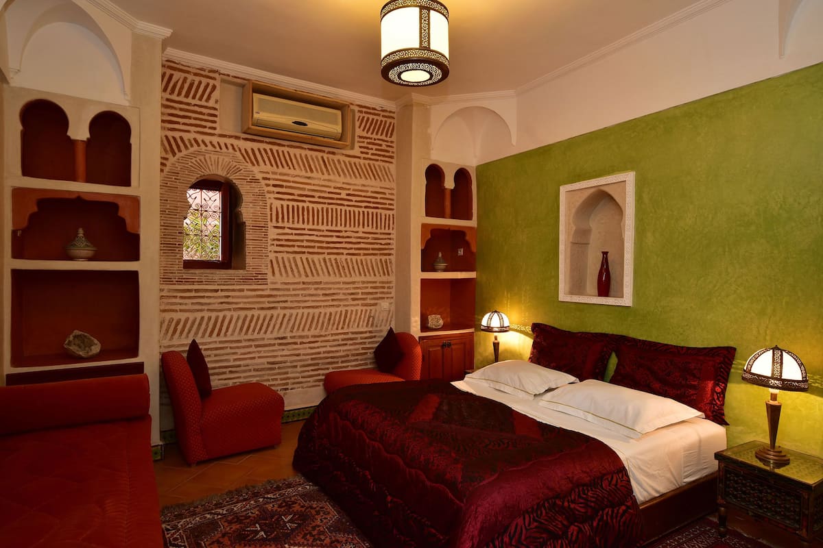 1 habitación y ropa de cama de alta calidad