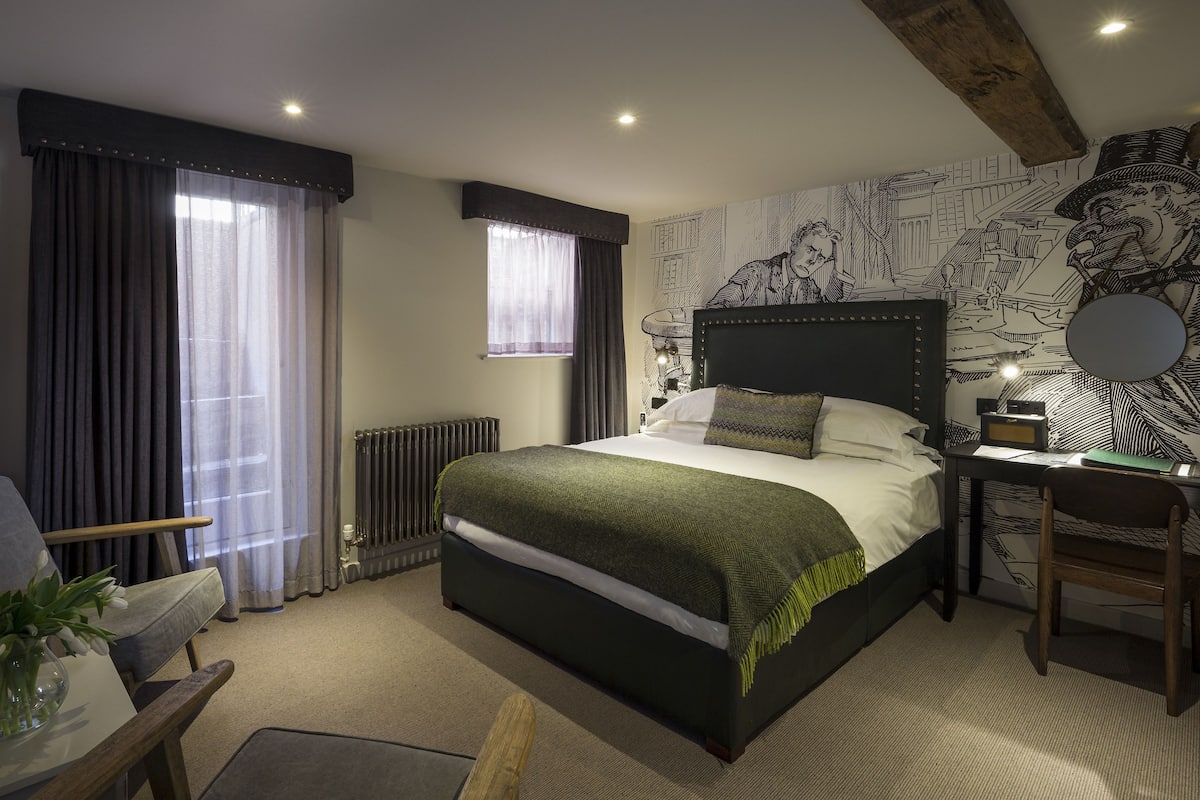 Habitación doble clásica | 1 habitación, ropa de cama hipoalergénica y escritorio