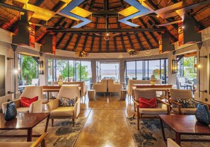 Sitteområde i lobbyen