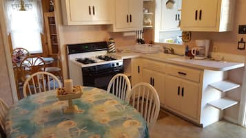 Family Duplex (Entire First Floor) | Private kitchen | Coffee/tea maker, cleaning supplies