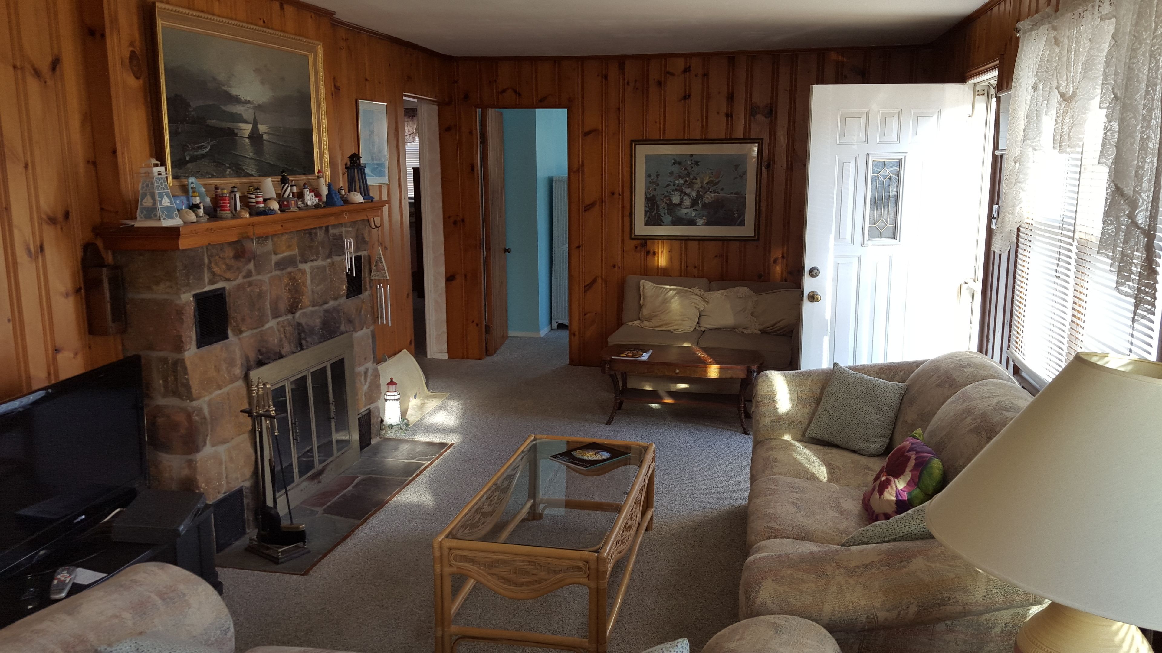 50-inch LCD TV with digital channels, TV, DVD player