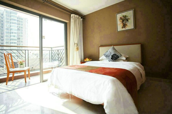 Business Single Room, 1 King Bed - Estay Apartments Guangzhou (Guangzhou)