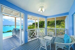 Luxury House, 4 Bedrooms, Non Smoking, Lake View | Terrace/patio - Neptune Villas (Providenciales)