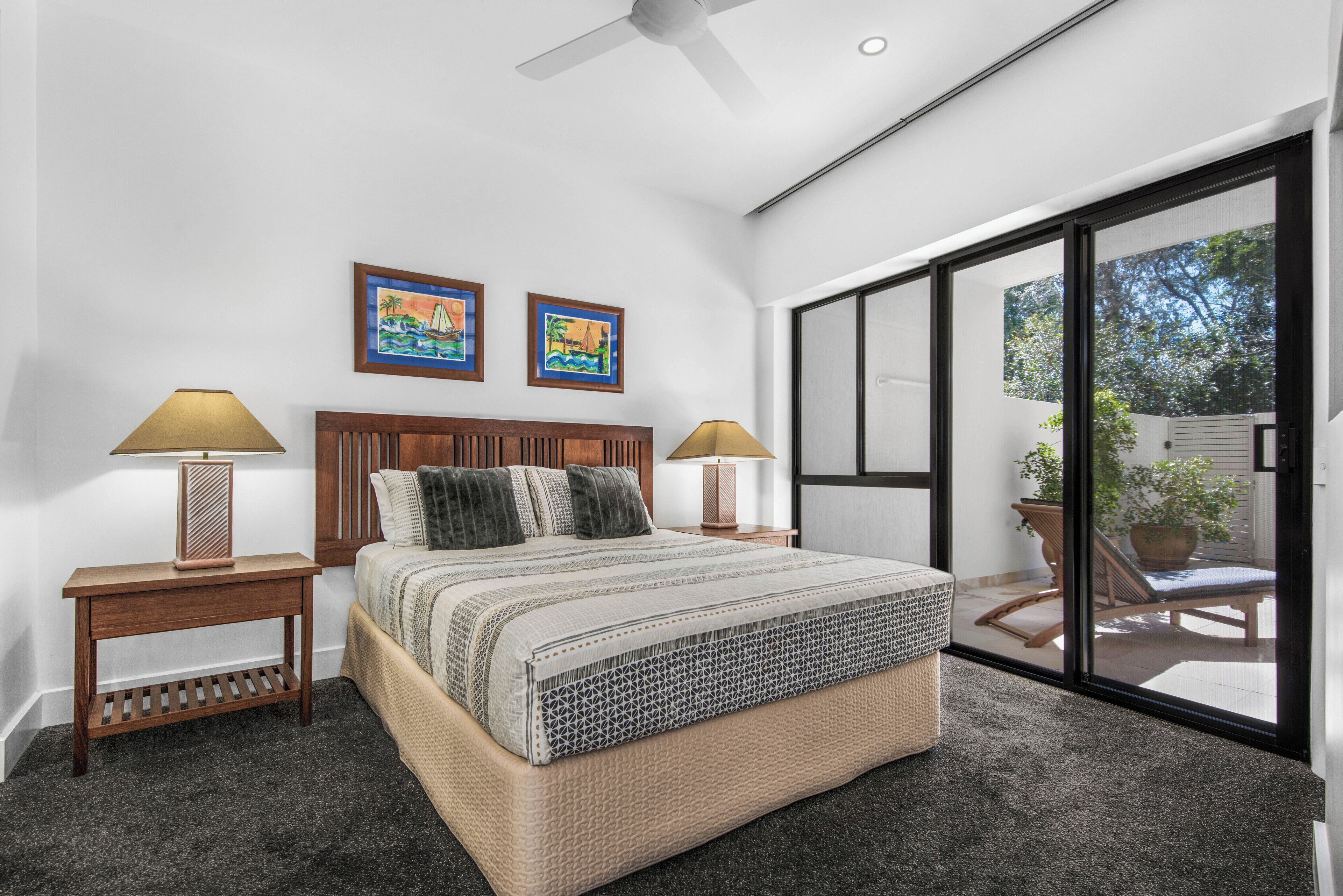 3 quartos, individualmente decorados, individualmente mobiliados