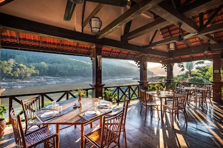 Dinner served, local cuisine