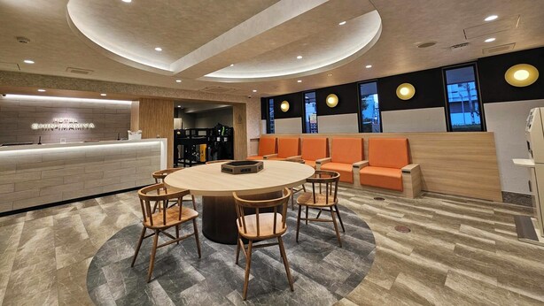 Lobby lounge - Shin-Imamiya Hotel (Osaka)