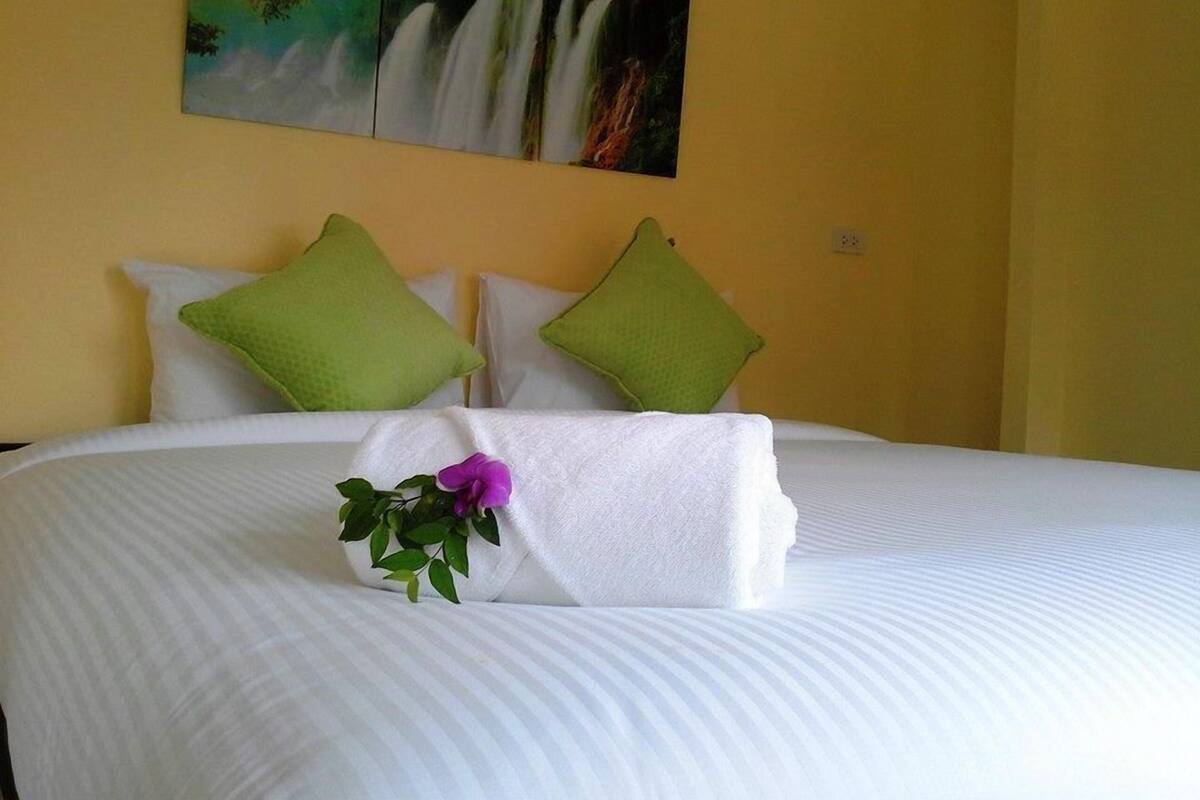 egyptian cotton sheets, down duvets, memory-foam beds, in-room safe