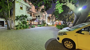 Free self-parking, free valet parking