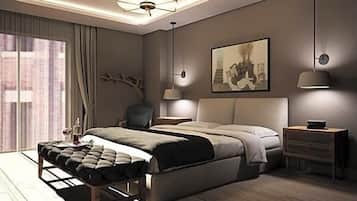 Minibar, in-room safe, desk, iron/ironing board