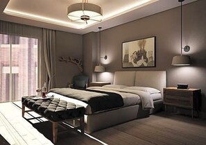 Minibar, in-room safe, desk, iron/ironing board