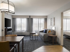 Suite, Accessible, Non Smoking | Living area | TV, offices
