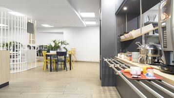 Daily buffet breakfast for a fee