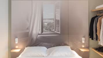 Double Room | Premium bedding, desk, soundproofing, free WiFi