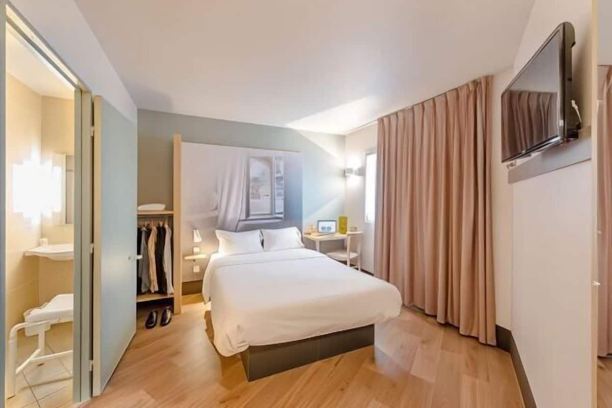 Ropa de cama de alta calidad, escritorio, sistema de insonorización