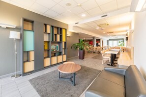 Sitteområde i lobbyen