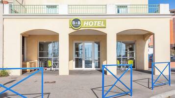 Voorkant van accommodatie