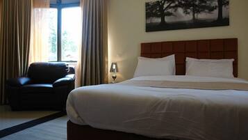 Laptop workspace, iron/ironing board, free WiFi, bed sheets