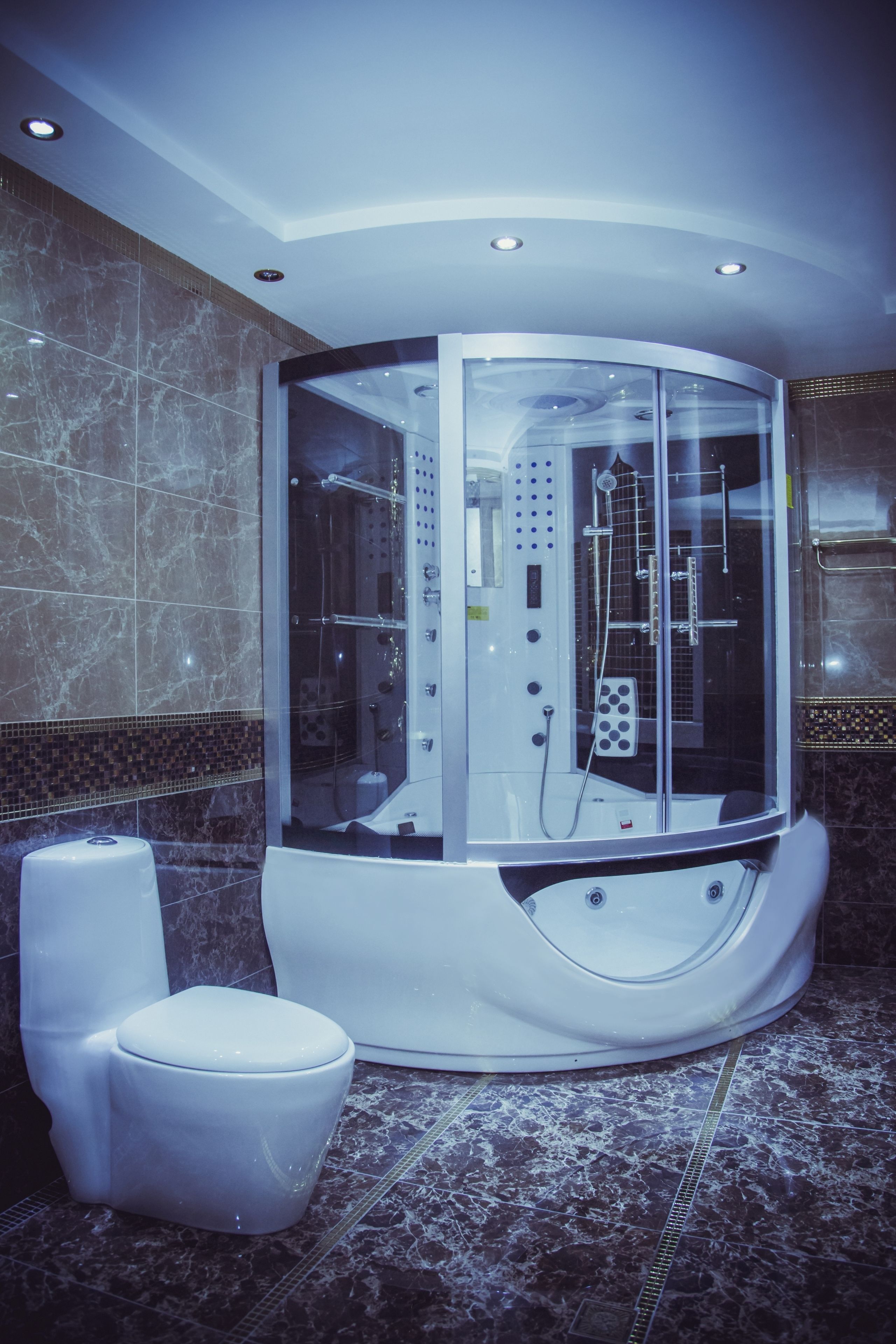 superior suite | bathroom | deep-soaking bathtub, free toiletries, hair dryer, bathrobes