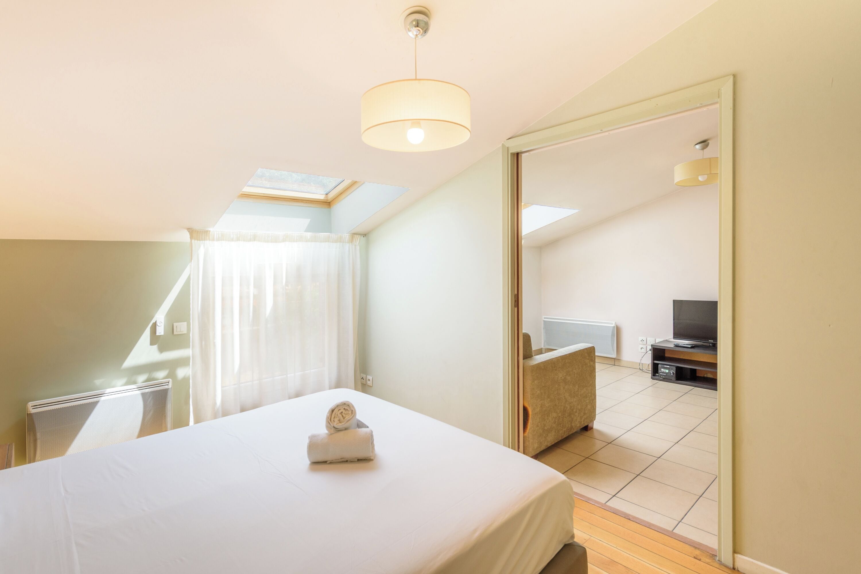 Apartment, 2 Bedrooms | In-room safe, desk, soundproofing, iron/ironing board