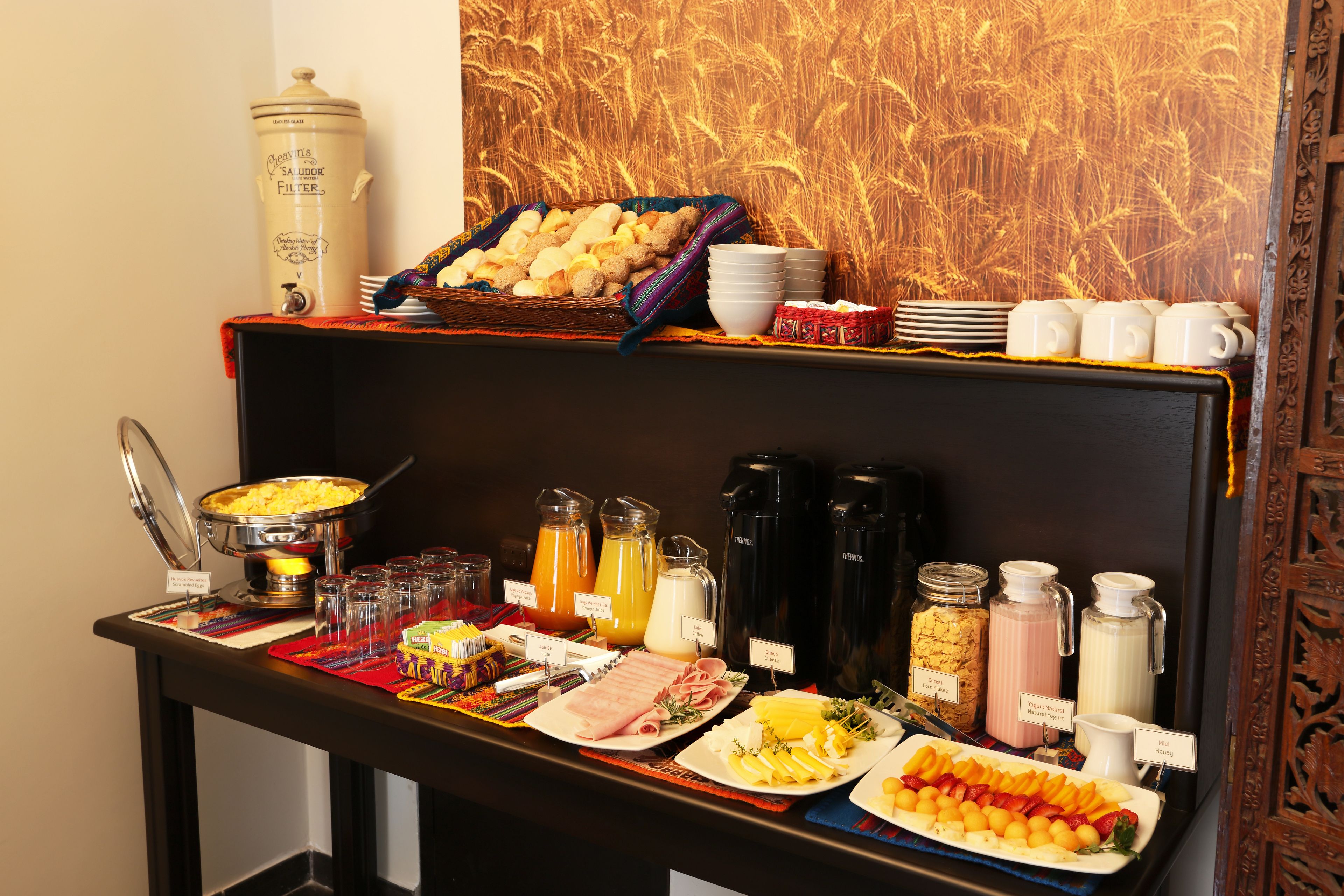 Petit déjeuner buffet compris tous les jours