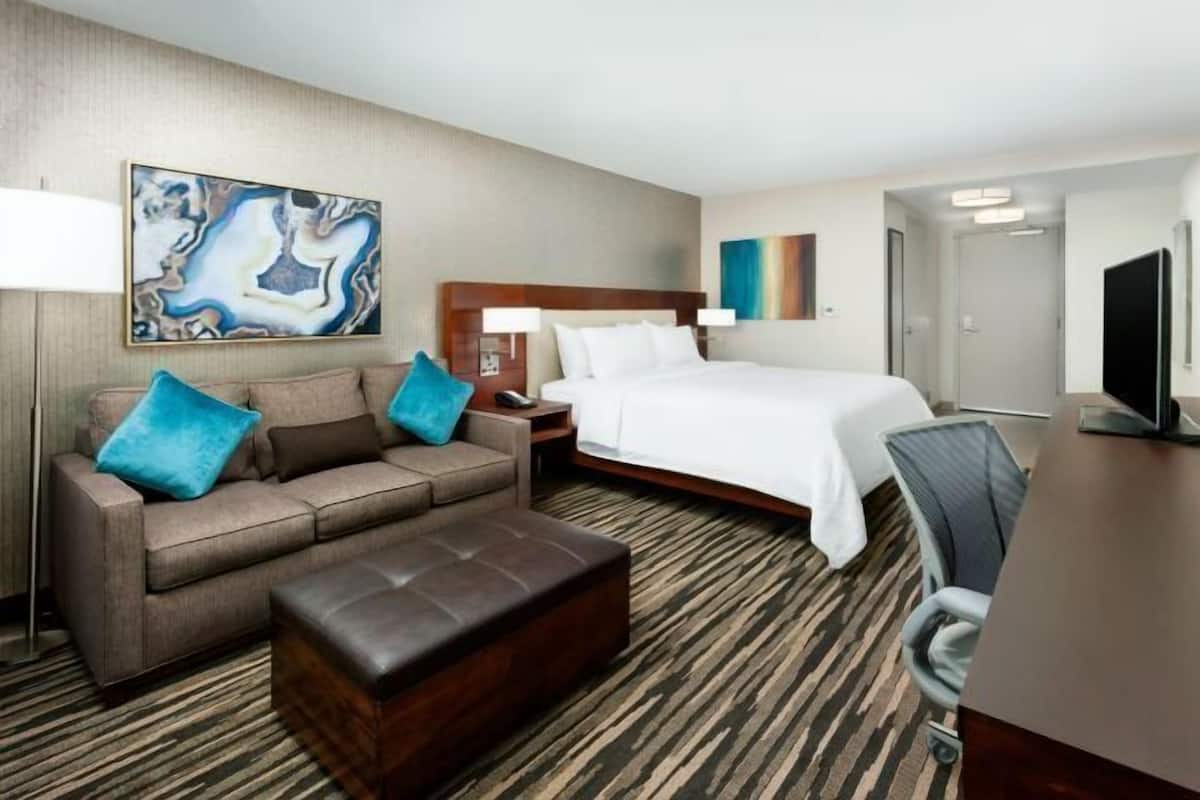 1 habitación y ropa de cama de alta calidad