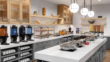 Free daily on-the-go breakfast