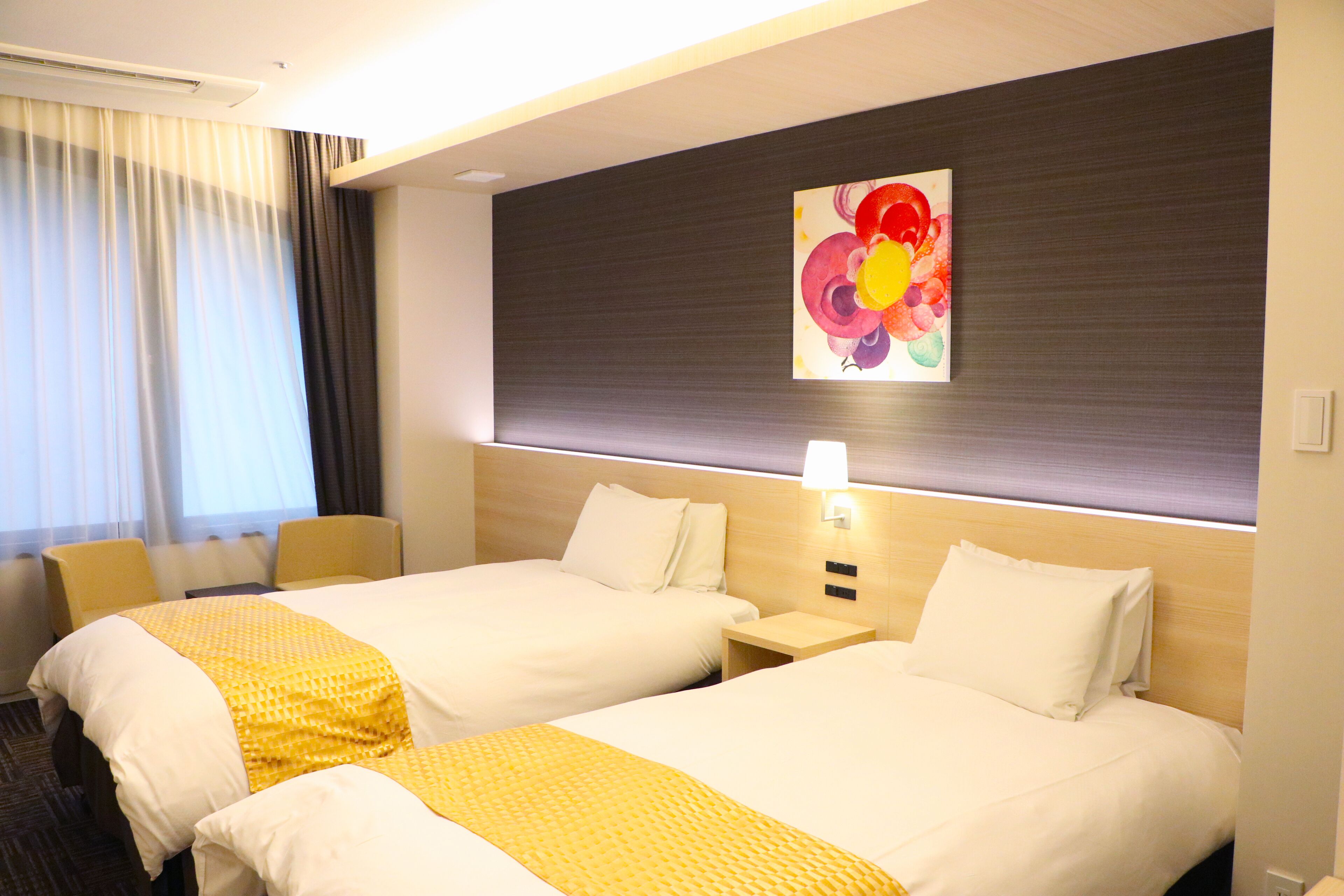 deluxe twin room (with extra bed) | 1 bedroom, in-room safe, iron/ironing board, free wifi