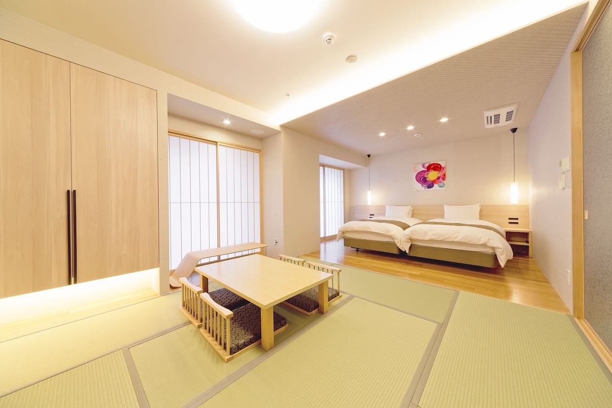 Superior kamer (Japanese Western Style) | Een kluis op de kamer, een strijkplank/strijkijzer, gratis wifi