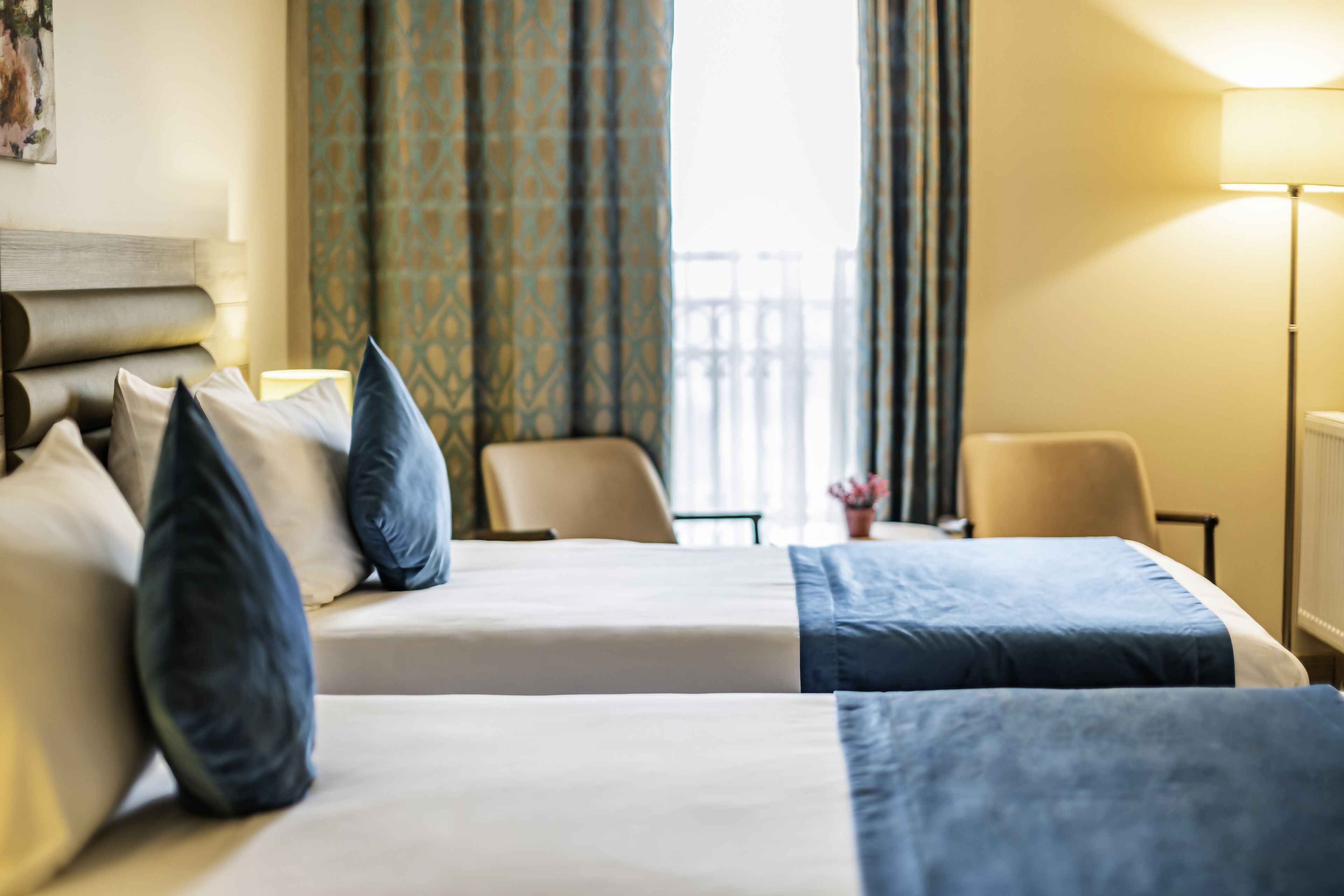 superior french bed room | premium bedding, minibar, in-room safe, laptop workspace