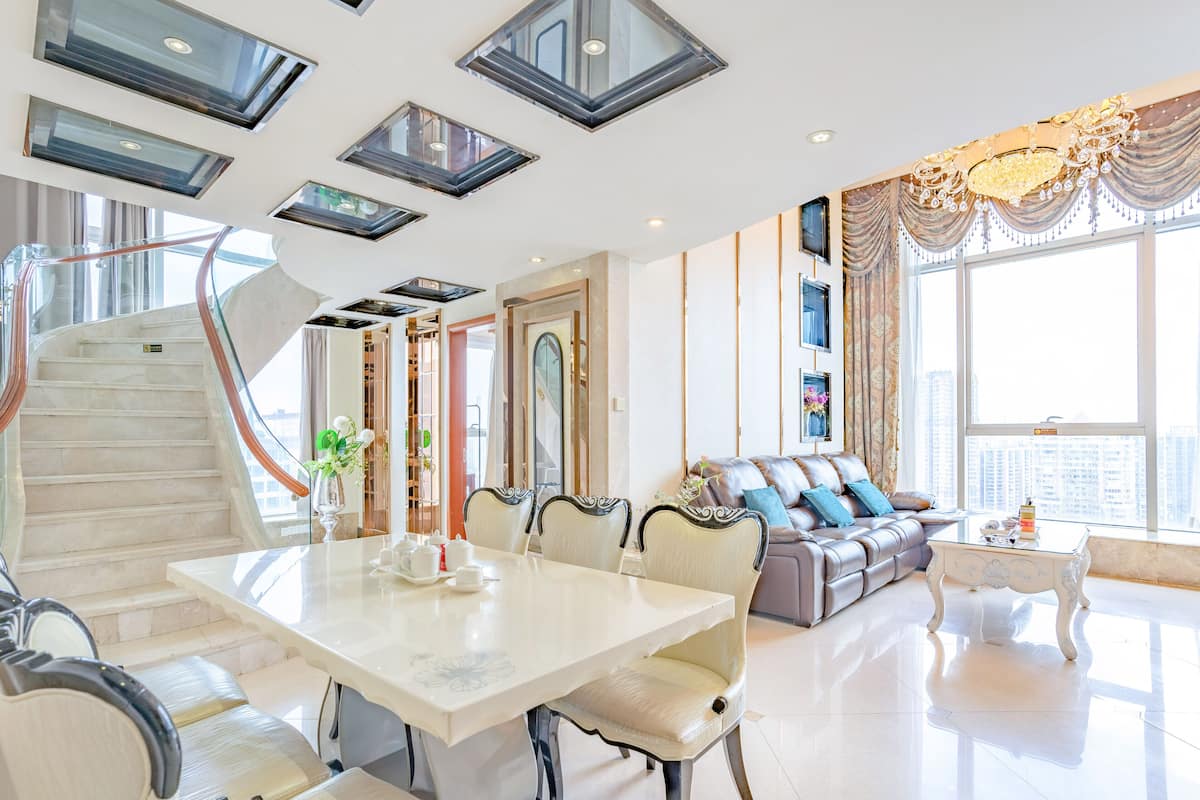 Luxury Suite, 3 Bedrooms | In-room safe, desk, soundproofing, iron/ironing board